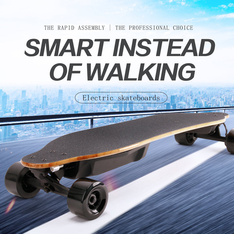 600Wx2 dual hub motors electric longboard 36V 9600mah battery electronic electric skateboard