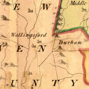 Vintage Map of Connecticut 1766