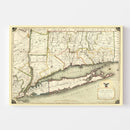 Vintage Map of New York 1815