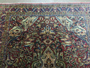 3' 5" X 5' Antique Handmade Indian Agra Fine Weave Wool Rug Organic dye Nice