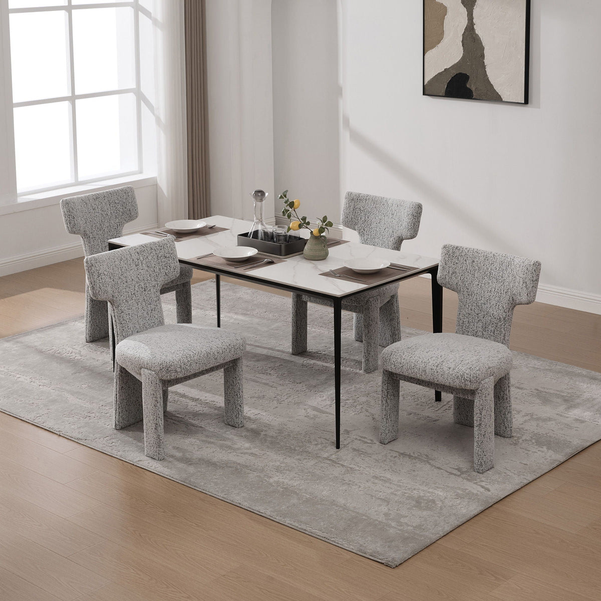 Armless Curved Back Accent Chairs, photo 15 of 40