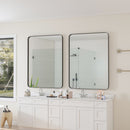 Wall Mirror Rectangular Mirror Metal Framed Mirror Vanity Mirror Dressing Mirror, For Bathroom, Living Room, Bedroom by HouseOfZazla