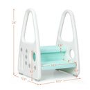 Kids Step Stool Learning Helper with Armrest for Kitchen Toilet Potty Training by LJGDeals