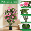35.5" Artificial Rose Tree with Blooming Flowers in Pot by LJGDeals