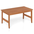 Rectangular Teak Wood Outdoor Coffee Table 35.5"