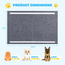 35.5" x 24" Charcoal Dog Pee Pads 6-Layer for Dogs by LJGDeals