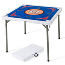 35 Inch 4 Player Game Card Folding Mahjong Table with Cup Holders by LJGDeals
