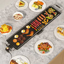 35 Inch Extra Large Electric Griddle with Adjustable Temperature Thermostats and Drip Tray by LJGDeals