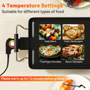 35 Inch Extra Large Electric Griddle with Adjustable Temperature Thermostats and Drip Tray by LJGDeals