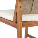 Outdoor Acacia Wood Bar Stools (Set of 2)