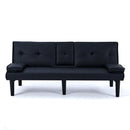 Sofa Bed With Foldable Design And Cup Holder
