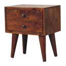 Mini Modern Bedside Table - Chestnut by Unique Piece Furniture