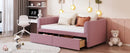 Upholstered Daybed With Ergonomic Design Backrest by HouseOfZazla