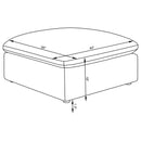 Greeley - 6 Piece Upholstered Modular Sectional Sofa - Ivory by HouseOfZazla