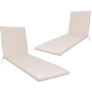 2PCS Set Outdoor Lounge Chair Cushion Replacement