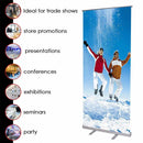 Yescom Retractable Banner Stand for Events Trade Shows Custom Printed 33x79 by yescomusa