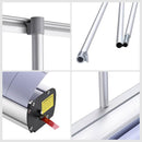 Yescom Illuminated Retractable Banner Stand Kit 33 x 79 in