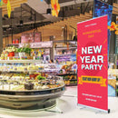 Yescom Retractable Banner Stand for Events Trade Shows Custom Printed 33x79 by yescomusa