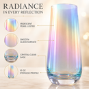 Iridescent Luster Pearl Radiance Set of 4 Wine Glasses 10oz