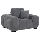 Plather - Track Arm Accent Chair