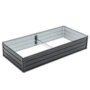 6x3x1 FT Metal Raised Garden Bed Outdoor Planter by HouseOfZazla