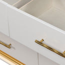 Obsession - 6 Drawer LED Dresser - White by HouseOfZazla