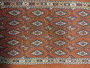 2'8" X 4' Antique Handmade Tribal Wool Rug Pillow Case Yamud Flat Weave Diamond
