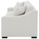Ashlyn Fabric Upholstered Track Arm Sofa Sand