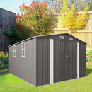 Outdoor Storage Shed With Lockable Doors by HouseOfZazla