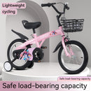 Fkznpj - 16" Sporty Kids Bike With Training Wheels And Stand Adjustable Saddle Suitable For Boys And Girls Aged 4 - 8 Years Tall Height 41 - 46" Available In A Variety Of Colors by HouseOfZazla