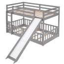 Functional Bunk Bed & Convertible Ladder And Slide by HouseOfZazla