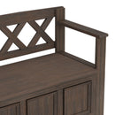 Amherst - Handcrafted Entryway Storage Bench