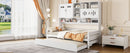 Daybed With All-In-One Cabinet And Shelf