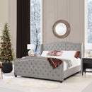 Marcella - Upholstered Shelter Headboard Bed Set by Unique Piece Furniture