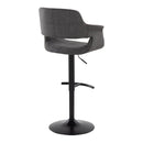 Vintage Flair - Mid Century Modern Adjustable Barstool With Swivel & Rounded T Footrest (Set of 2) by HouseOfZazla