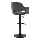 Vintage Flair - Mid Century Modern Adjustable Barstool With Swivel & Rounded T Footrest (Set of 2) by HouseOfZazla