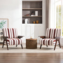 Modern Armchair with Widened Armrests