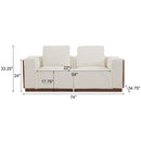 Chita Modular Sectional Sofa 2 Seater With Larger Seats - Beige