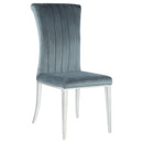 Tufted Side Upholstered Dining Chair (Set of 2) - Gray by HouseOfZazla