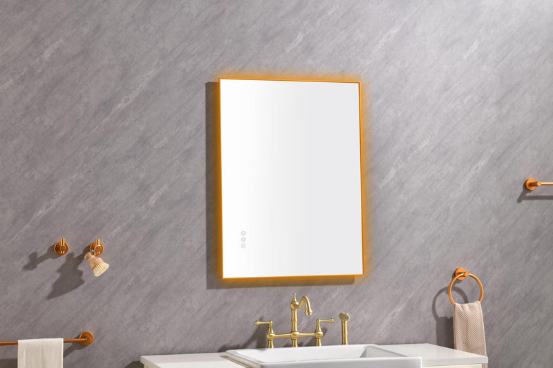 32x 24 Inch LED Mirror Bathroom Vanity Mirror with Back Light, Wall Mount Anti-Fog Memory Large Adjustable Vanity Mirror