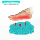 Shower Foot Scrubber Foot Massager Exfoliation Cleaner Mat Improve Foot Circulation Scrubber Foot Pain Relief Mat w/ Anti-slip Suction Cups