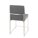 Fuji - Contemporary Modern Elegance High Back Dining Chair (Set of 2) by HouseOfZazla