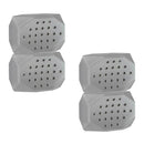 4 Pack Jawline Exerciser for Men Women Jaw Trainer Shaper Sagging Skin Double Chin Reducer with 3 Resistance Levels for Beginners Intermediate Expert