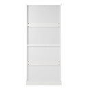 Freestanding Tall Bathroom Cabinet With Adjustable Shelves, Drawers, Soft Close Glass Doors by HouseOfZazla