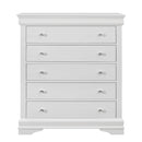 Shaker - 5 Pieces Bedroom Set With Crystal Inspired Tufted Headboard And LED Lighting by HouseOfZazla