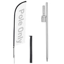 Yescom Feather Flag Pole Kit - 10 Sets, Base Type Options