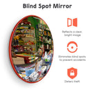 Yescom 12in Convex Mirror Fish Eye Mirror Blind Spot Safety