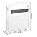 WinSpin Letter Size Acrylic Holder for Prize Wheels 2ct/Pack