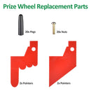 WinSpin Pegs & Red Pointer Prize Wheel Replacement Parts