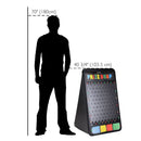WinSpin 41x25 Custom LED Prize Drop Disk Drop Game Board Plinking by yescomusa